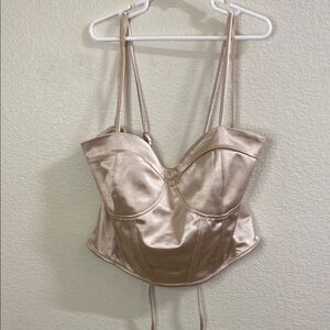 Satin Camisole in‎ Cream or Golden to complete your to Kpop Demon Hunter Costume